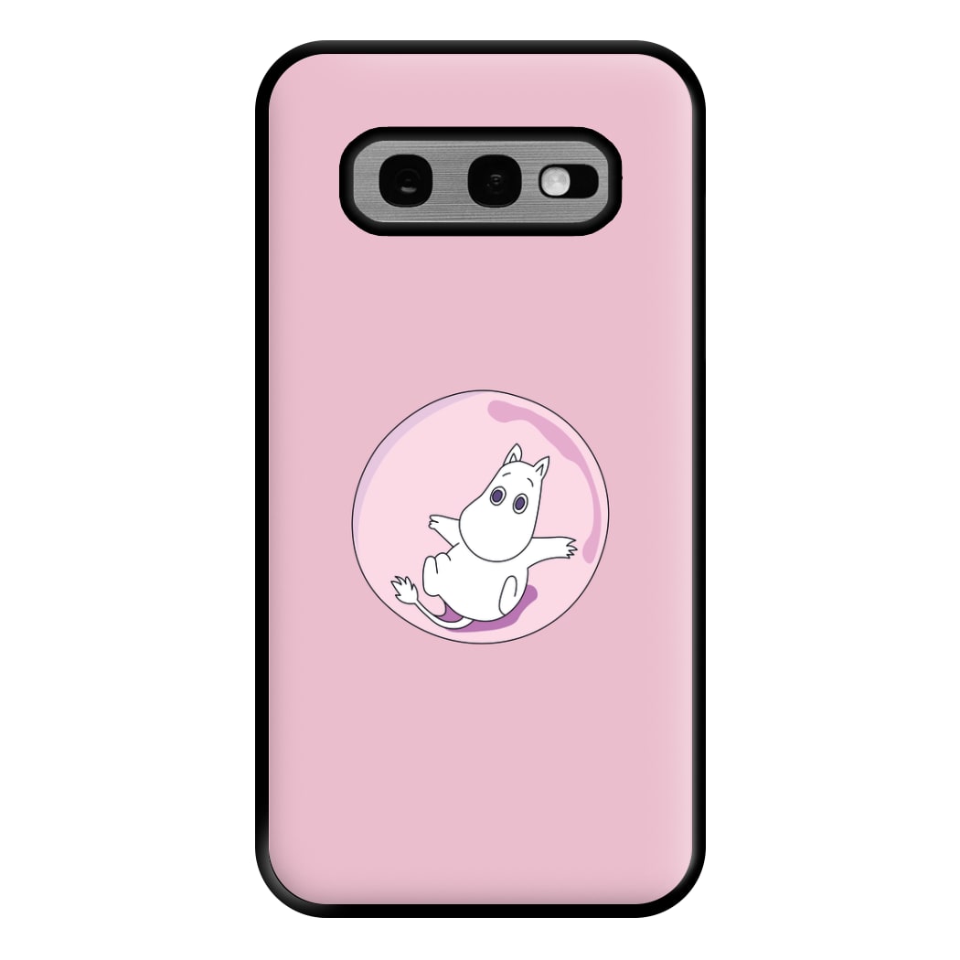 Moomin In A Pink Bubble  Phone Case for Galaxy S10e