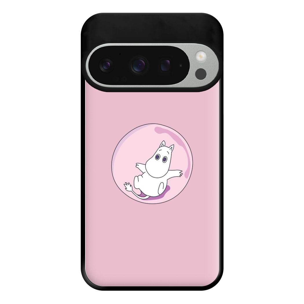 Moomin In A Pink Bubble  Phone Case for Google Pixel 9 Pro XL