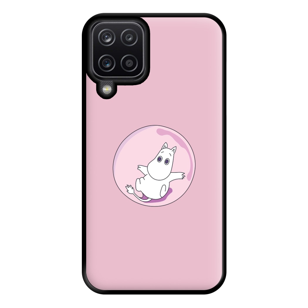 Moomin In A Pink Bubble  Phone Case for Galaxy A12