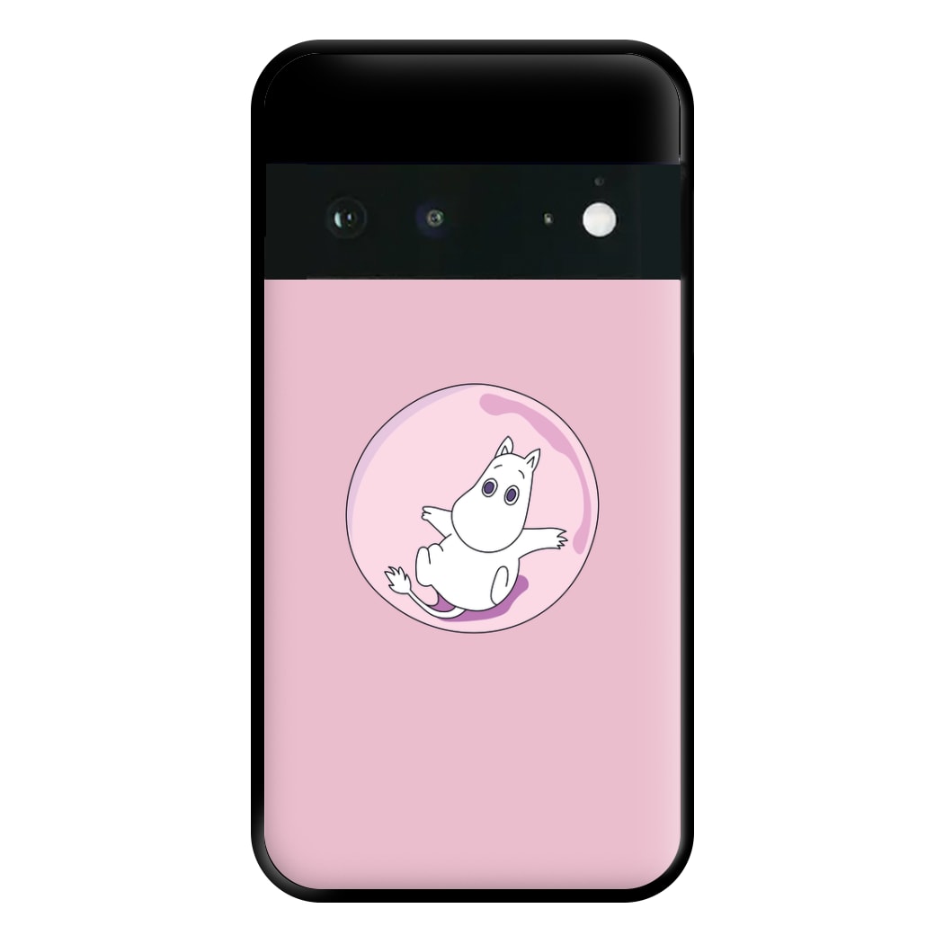 Moomin In A Pink Bubble  Phone Case for Google Pixel 6a