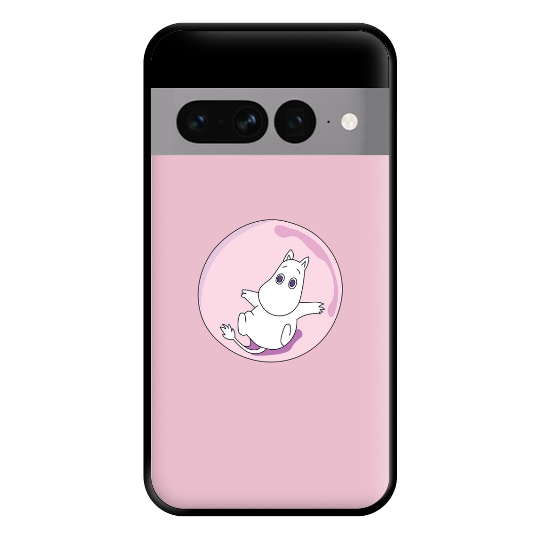 Moomin In A Pink Bubble  Phone Case for Google Pixel 7 Pro