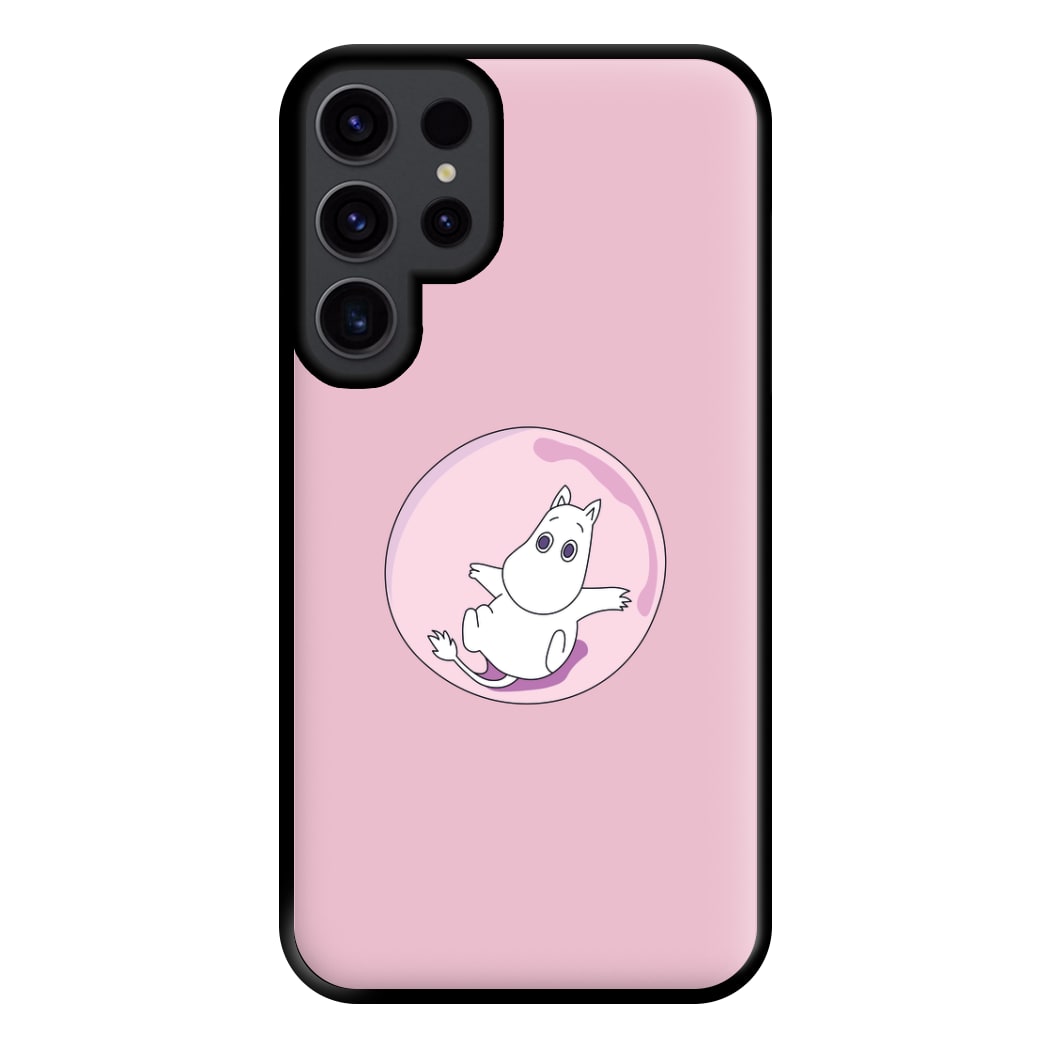 Moomin In A Pink Bubble  Phone Case for Galaxy S23 Ultra