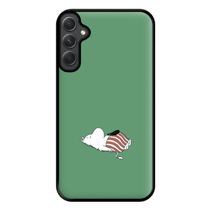 Moom On Grass Phone Case for Galaxy A54