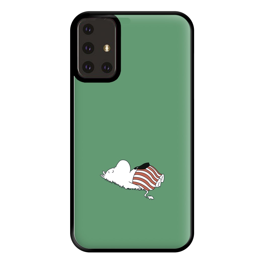 Moom On Grass Phone Case for Galaxy A71