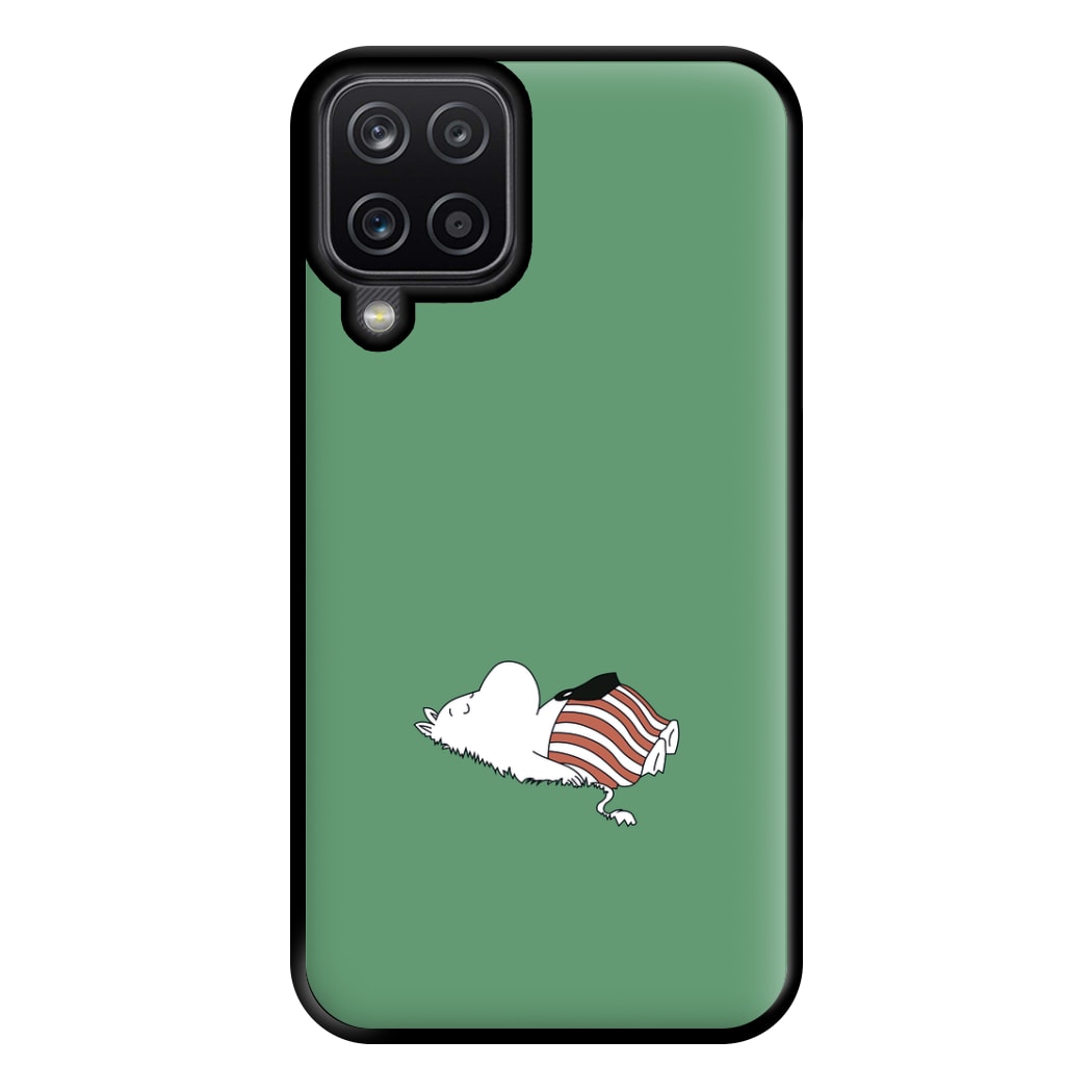 Moom On Grass Phone Case for Galaxy A12