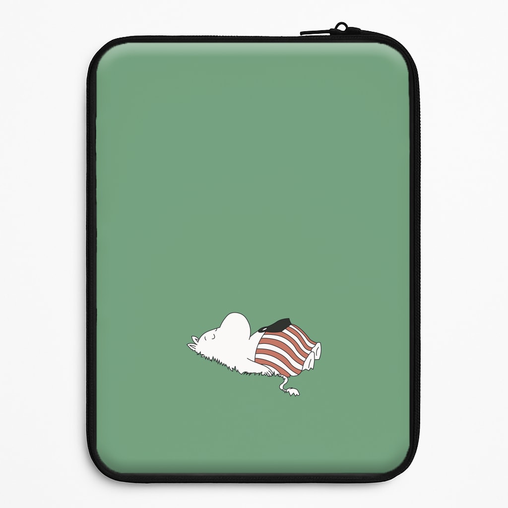 Moom On Grass Laptop Sleeve