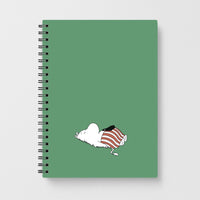 Moom On Grass Notebook