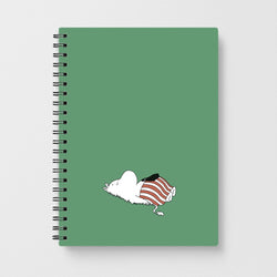 Moom On Grass Notebook