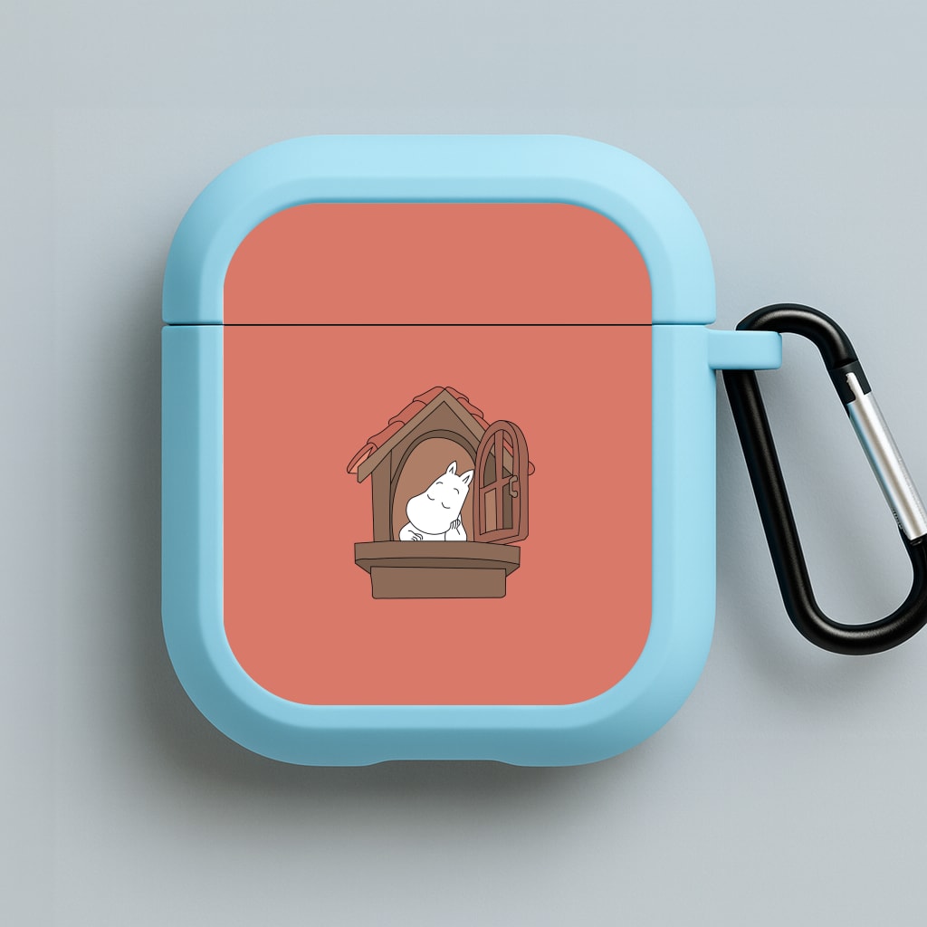 The Window Blue AirPods Case