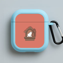The Window Blue AirPods Case
