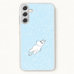 Moom In Glitter Phone Case for Galaxy A57