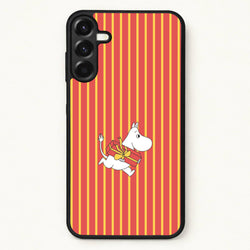 Red Present Moom Phone Case for Galaxy A57