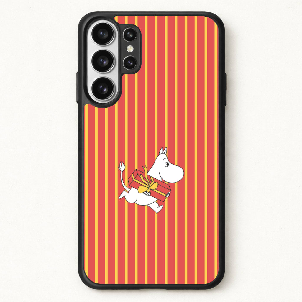 Red Present Moom Phone Case for Galaxy S26 Ultra