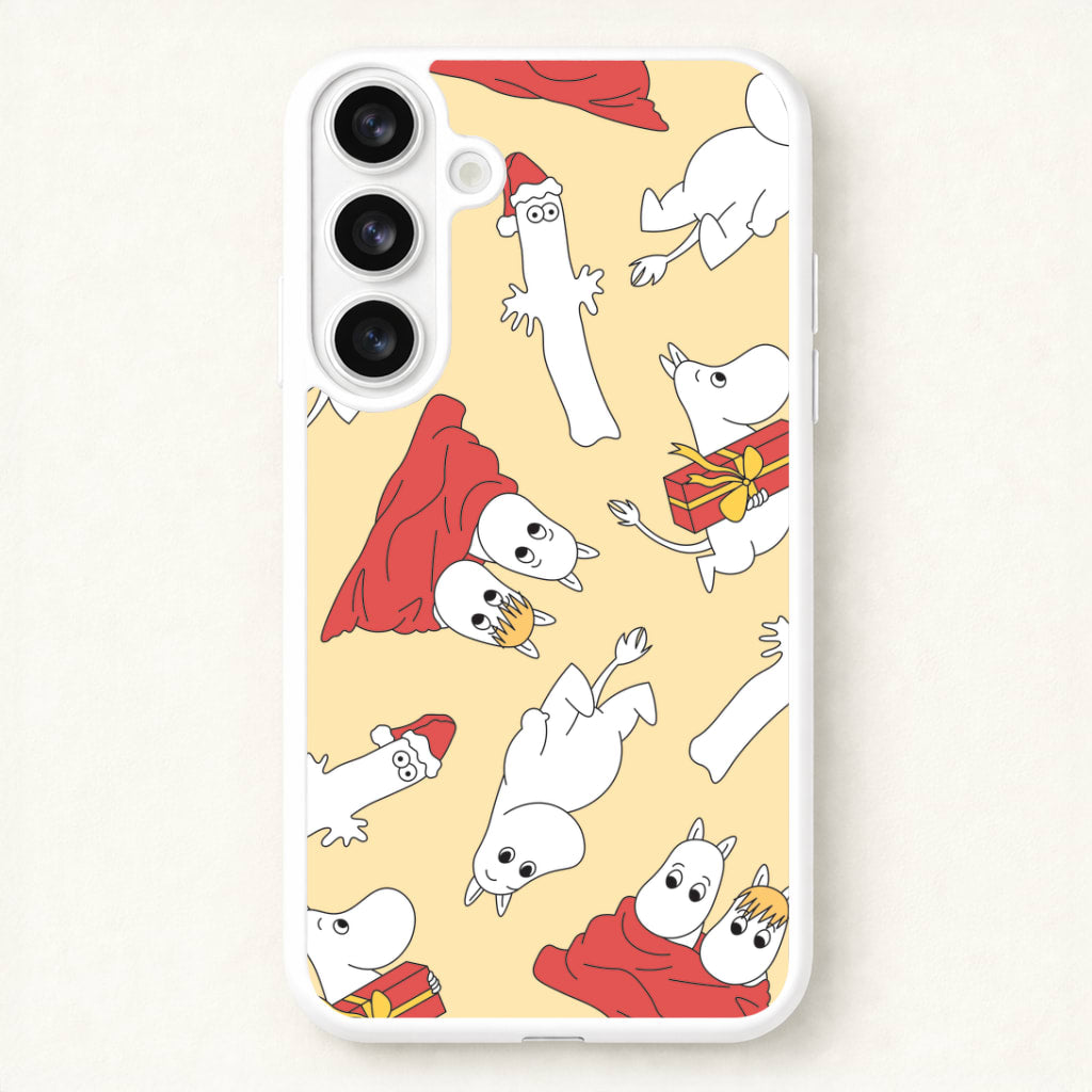 Christmas Mooms Pattern Phone Case for Galaxy S26
