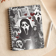 Monochrome Scream Collage Notebook 3