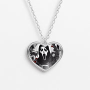 Monochrome Scream Collage Necklace 3