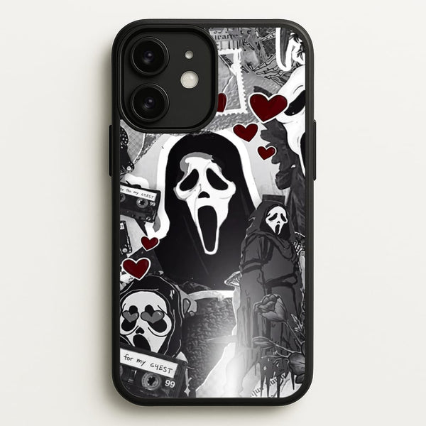Monochrome Scream Collage Phone Case - iPhone 11 / Standard