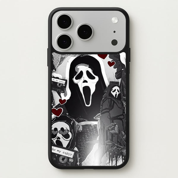 Monochrome Scream Collage Phone Case - iPhone 17 Pro / Standard