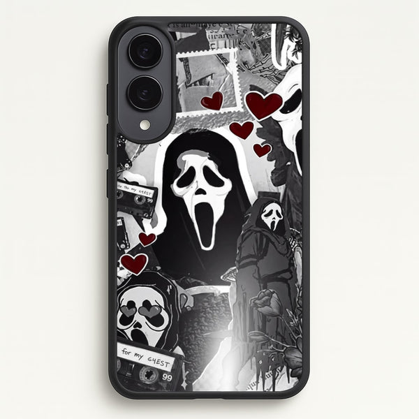 Monochrome Scream Collage Phone Case - Galaxy S25 Edge / Standard