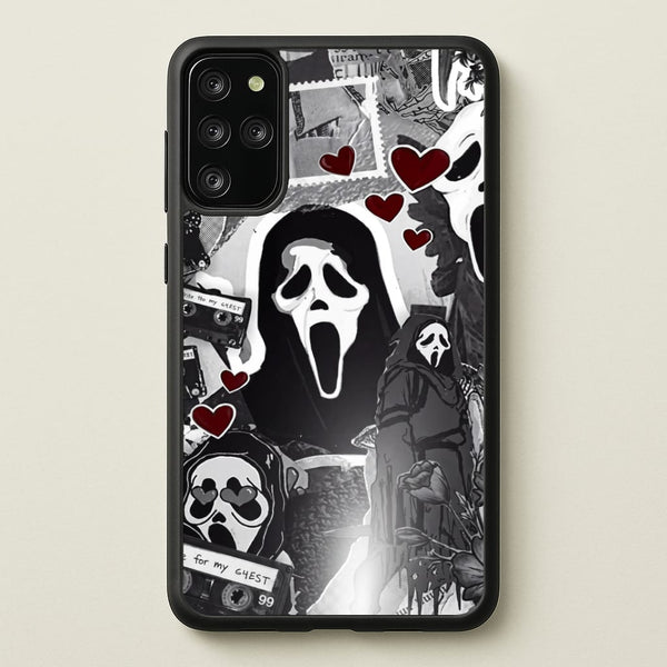 Monochrome Scream Collage Phone Case - Galaxy S20 Plus / Standard