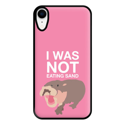 I Was Not Eating Sand Phone Case for iPhone XR