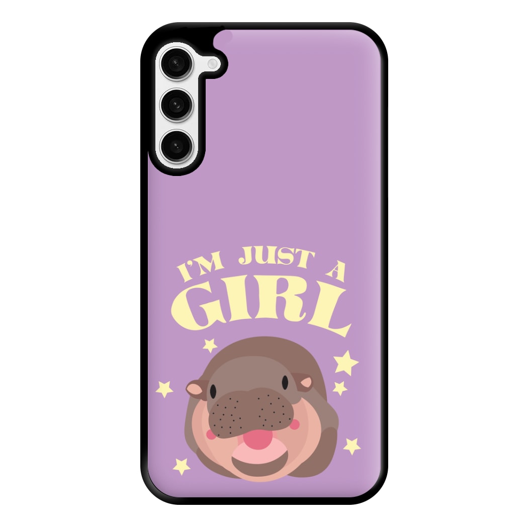 I'm Just A Girl Phone Case for Galaxy S23 Plus