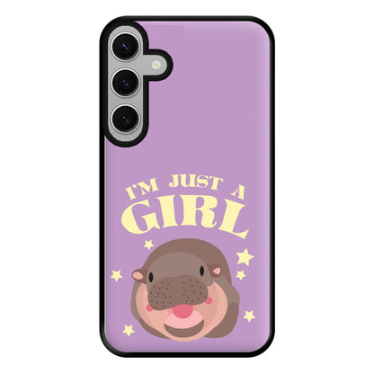 I'm Just A Girl Phone Case for Galaxy S24FE