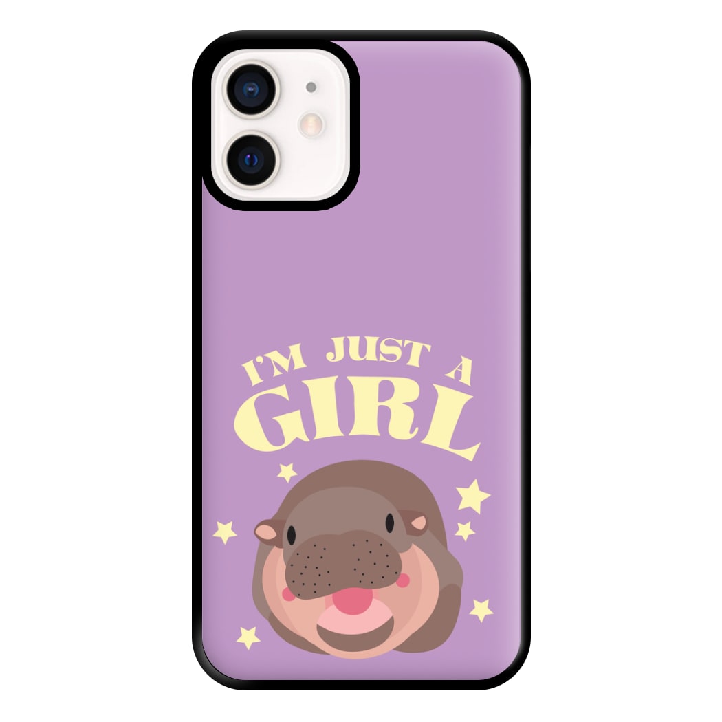 I'm Just A Girl Phone Case for iPhone 13 Mini