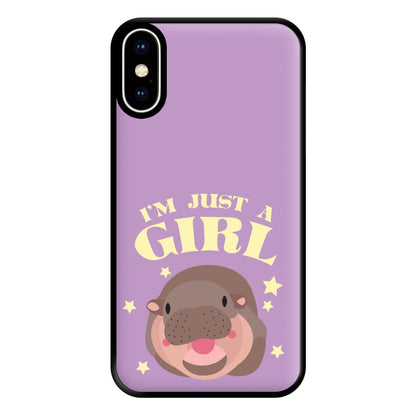 I'm Just A Girl Phone Case for iPhone XS Max