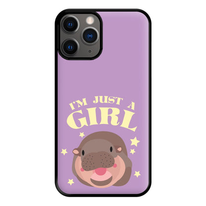 I'm Just A Girl Phone Case for iPhone 12 Pro Max