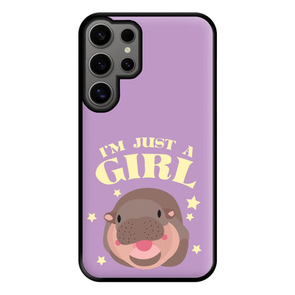 I'm Just A Girl Phone Case for Galaxy S24 Ultra