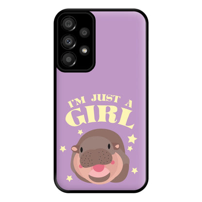 I'm Just A Girl Phone Case for Galaxy A33