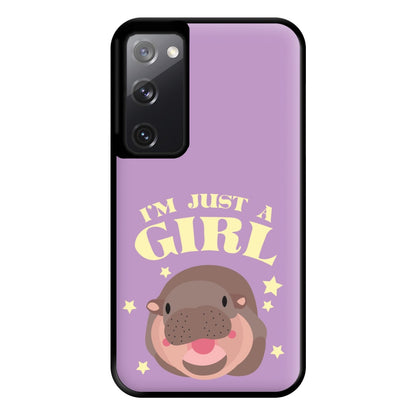 I'm Just A Girl Phone Case for Galaxy S20FE