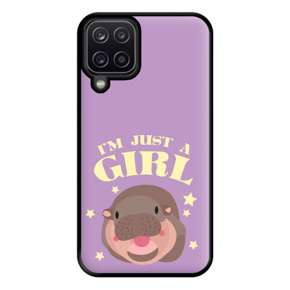 I'm Just A Girl Phone Case for Galaxy A12