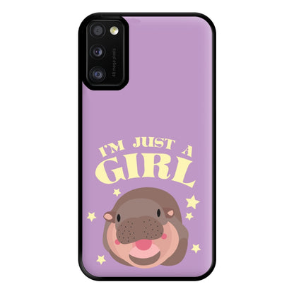 I'm Just A Girl Phone Case for Galaxy A41