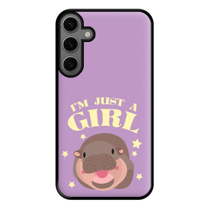 I'm Just A Girl Phone Case for Galaxy S23FE