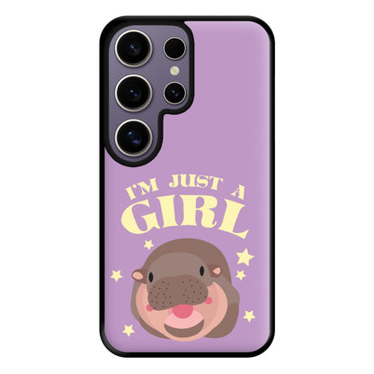 I'm Just A Girl Phone Case for Galaxy S25 Ultra