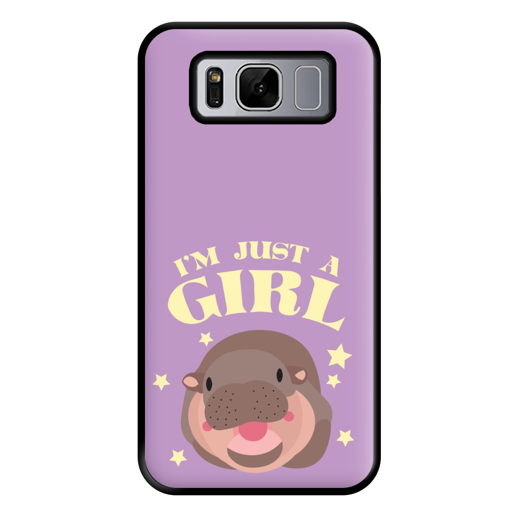 I'm Just A Girl Phone Case for Galaxy S8 Plus