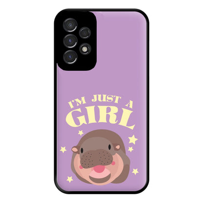 I'm Just A Girl Phone Case for Galaxy A53