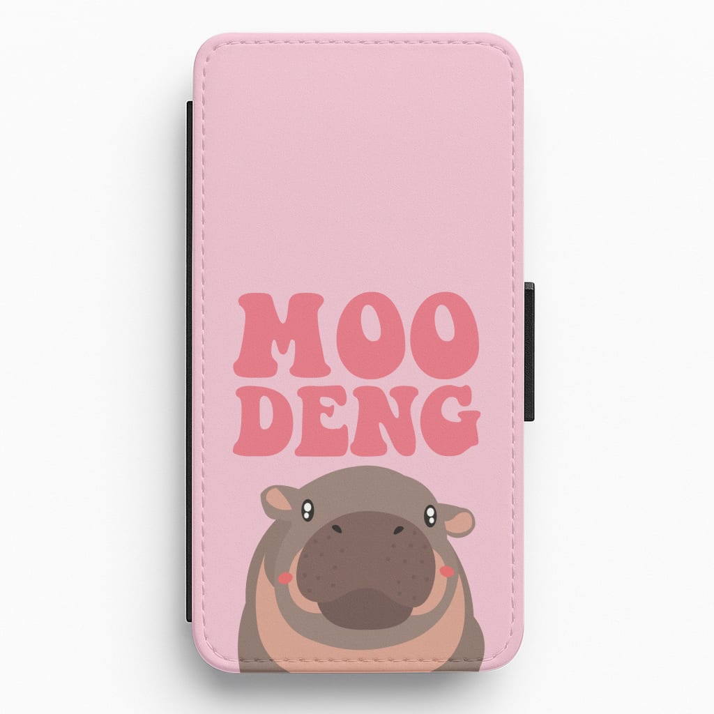 Moo Pink Flip / Wallet Phone Case