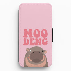 Moo Pink Flip / Wallet Phone Case