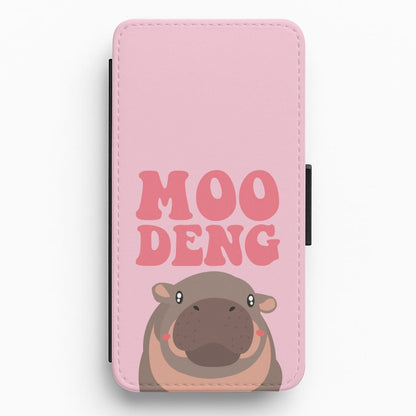 Moo Pink Flip / Wallet Phone Case