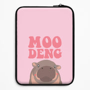 Moo Pink Laptop Sleeve 1