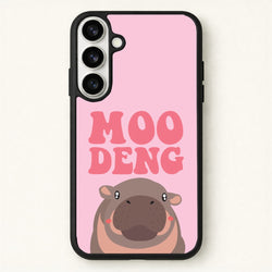 Moo Pink Phone Case for Galaxy S26 Plus