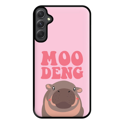 Moo Pink Phone Case for Galaxy A34