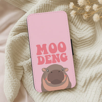 Moo Pink Wallet Phone Case