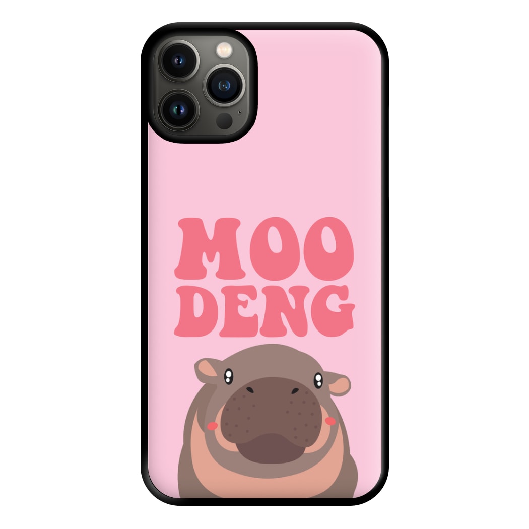 Moo Pink Phone Case for iPhone 13