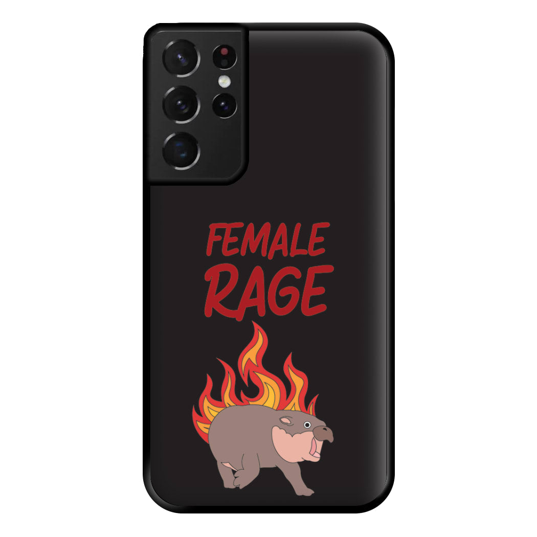 Female Rage Phone Case for Galaxy S21 Ultra