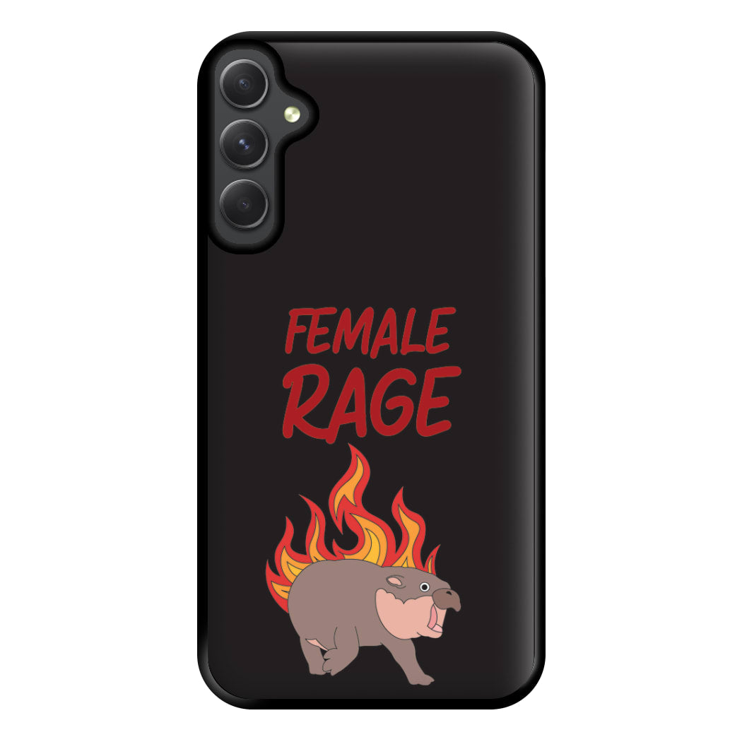 Female Rage Phone Case for Galaxy A14