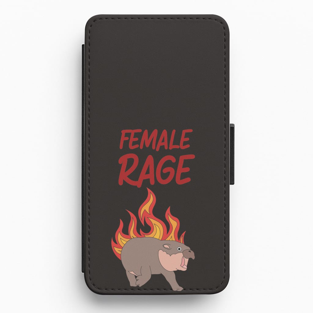 Female Rage Flip / Wallet Phone Case